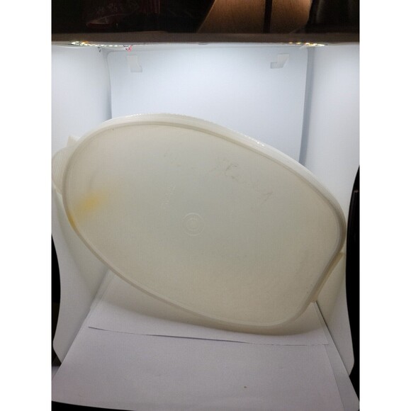 Vtg Tupperware 487 Flavor Saver Ham Roast Turkey Storage Keeper 3pc Rack Lifter - Picture 2 of 5